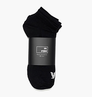 Шкарпетки yes, original 3 Pack Socks Low Black 100000-128