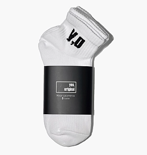 Шкарпетки yes, original 3 Pack Socks Mid White 100000-129