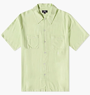 Рубашка Stussy Contrast Pick Stitched Shirt Green 1110235-LIME