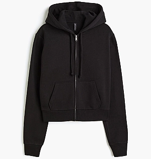 Толстовка H&M Short Hooded Jacket Black 1113968001