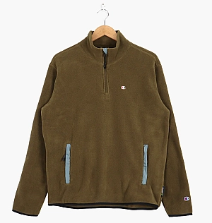 Кофта Champion Reverse Weave Polartec Half Zip Sweatshirt Green 215107