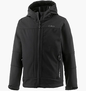 Куртка CMP Kid Jacket Fix Hood Black 3A00094-U901