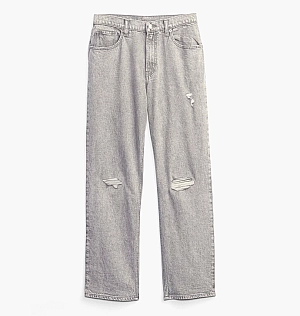 Джинси Gap Mid Rise Destructed 90S Loose Jeans With Washwell Grey 511901001
