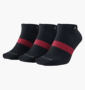 Носки Air Jordan Dri-Fit No-Show (3 пары) Socks Black 546479-012
