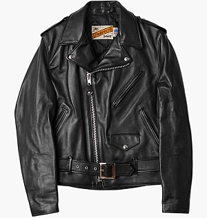 Куртка Schott Nyc 613 One Star Perfecto Motorcycle Leather Jacket Black 613-BLACK