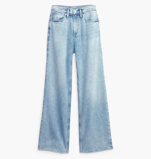 Джинси Gap High Rise Wide-Leg Jeans With Washwell Light Blue 662687001
