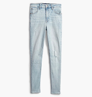 Джинси Gap Sky High Destructed Jeans With Washwell Light Blue 764819001