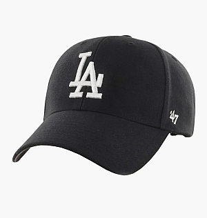 Кепка 47 Brand Los Angeles Dodgers Raised Bas Black B-RAC12CTP-BKA