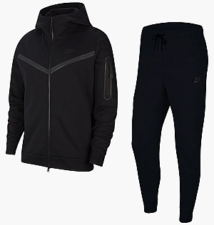 Спортивный костюм Nike Tech Fleece Suite Black CU4495-010__CU4489-010