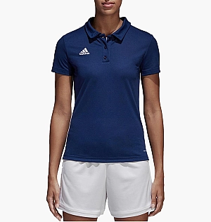 Поло Adidas T-Shirt Core 18 Polo-Shirt Blue CV3678