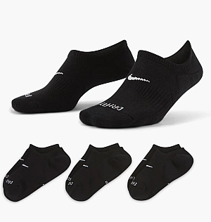 Носки Nike Evereday Plus Cush Footie Black Dh5463-904
