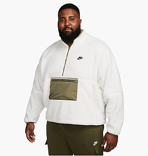 Кофта Nike Sportswear Club Fleece+ 1/2-Zip Winterized Anorak White DQ4880-133