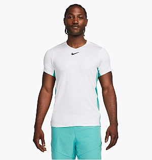 Футболка Nike Court Dri-Fit Advantage Printed Tennis Top White DX5538-100