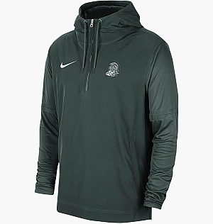 Анорак Nike Michigan State College Long-Sleeve Player Jacket Green DZ9331-397