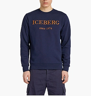 Свитшот Iceberg Heritage Logo Crewneck Sweatshirt Blue E050-6300-6431