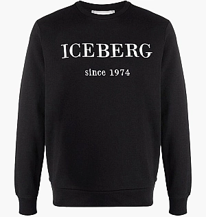 Світшот Iceberg 1974 Logo Sweatshirt Black E050-6300-9001