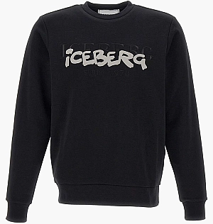 Свитшот Iceberg Crew Neck Sweatshirt Black E051-6302-9000