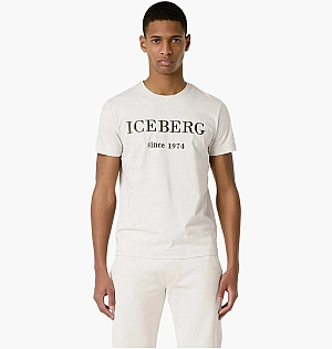 Футболка Iceberg Heritage Logo T Shirt White F014-6301-1342