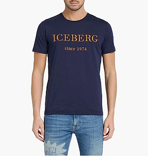 Футболка Iceberg Heritage Logo T Shirt Blue F014-6301-6431