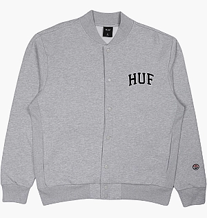 Кофта Huf Athletic Cardigan Heather Grey FL00197-HTGRY
