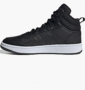 Кроссовки Adidas Hoops 3.0 Mid Lifestyle Basketball Classic Fur Lining Winterized Shoes Black GZ6679
