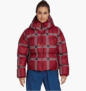 Пуховик Adidas By Stella Mccartney Short Padded Printed Winter Jacket Red HG6903