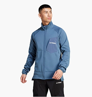 Куртка Adidas Terrex Xperior Medium Fleece Full-Zip Jacket Blue IB1838