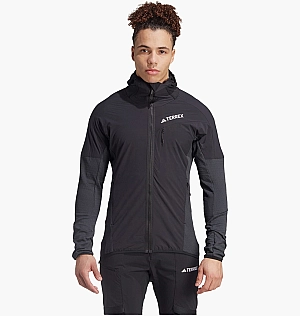 Вітровка Adidas Terrex Techrock Hooded Wind Fleece Jacket Black IB1860