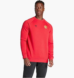 Світшот Adidas Manchester United Essentials Trefoil Crew Sweatshirt Red IK8702
