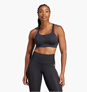 Топ Adidas Tlrd Impact Luxe High-Support Zip Bra Black IL2911