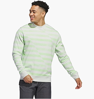 Лонгслів Adidas Ultimate365 Printed Crewneck Sweatshirt Green IQ2916
