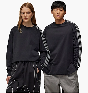 Лонгслив Adidas Y-3 3-Stripes Long Sleeve Black IR6268