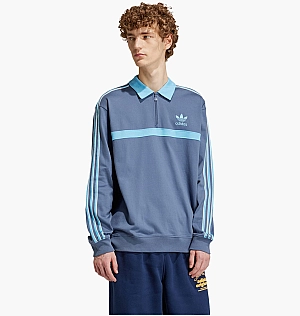Кофта Adidas Collared Sweatshirt Blue IS2147