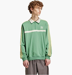 Кофта Adidas Collared Sweatshirt Green IS4364