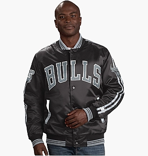 Куртка Starter Chicago Bulls Nba Varsity Satin Jacket Black LS13B460-BDG