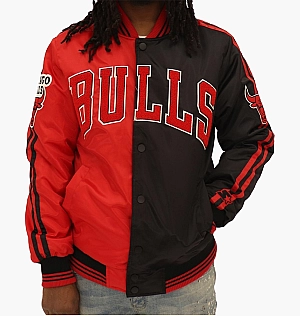 Куртка Starter Chicago Bulls Nba Varsity Satin Jacket Black/Red LS13R461-BLK
