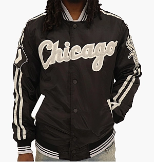 Куртка Starter Chicago White Sox Mlb Varsity Satin Jacket Black LS150460-BCG