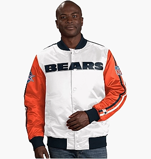 Куртка Starter Chicago Bears Nfl Satin Jacket White/Orange LS1LW460-BEA