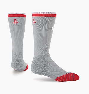 Носки Stance Nba Houston Rockets Logo Crew Basketball Socks Grey M559C5LCRO-GRY