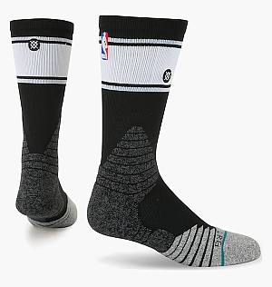 Шкарпетки Stance Nba Bold Stripe Crew Basketball Socks Black/Grey M559D6CRBS-BLK