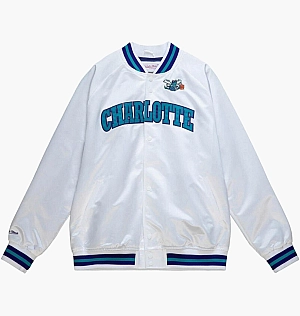 Куртка Mitchell & Ness Charlotte Hornets Nba Satin Jacket White STJKMG18013-CHOWHIT