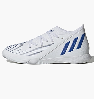 Футзалки Adidas Predator Edge.3 Indoor Shoes White/Blue Gx2647