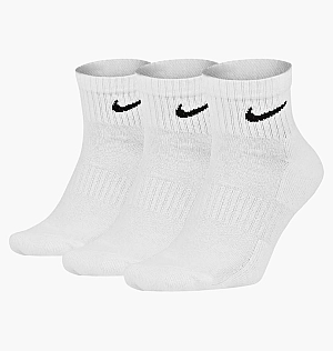 Шкарпетки Nike U Nk Everyday Cush Ankle 3Pr White SX7667-100
