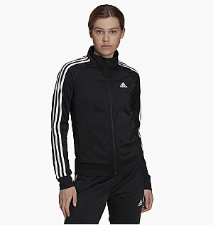 Олімпійка Adidas Primegreen Essentials Warm-Up Slim 3-Stripes Track Jacket Black H48443