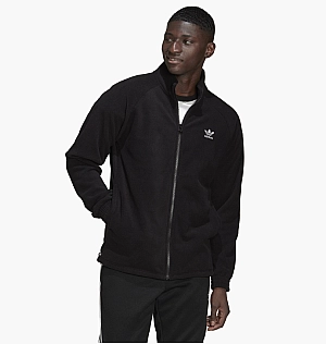 Куртка Adidas Adicolor Classics Trefoil Teddy Fleece Jacket Black Hk7295