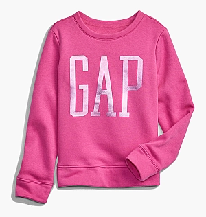 Світшот Gap Kids Metallic Logo Crewneck Sweatshirt Pink 710521001