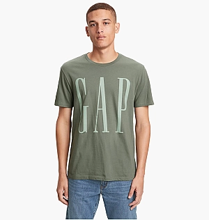 Футболка Gap Logo T-Shirt Green 499630351