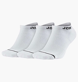 Носки Jordan Jumpman No-Show (3 пары) White Sx5546-100