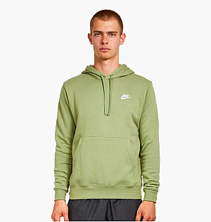 Худи Nike Sportswear Club Fleece Pullover Hoodie Green Bv2654-334