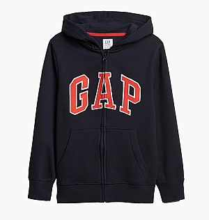 Толстовка Gap Kids Gap Logo Zip Hoodie Blue 346069011